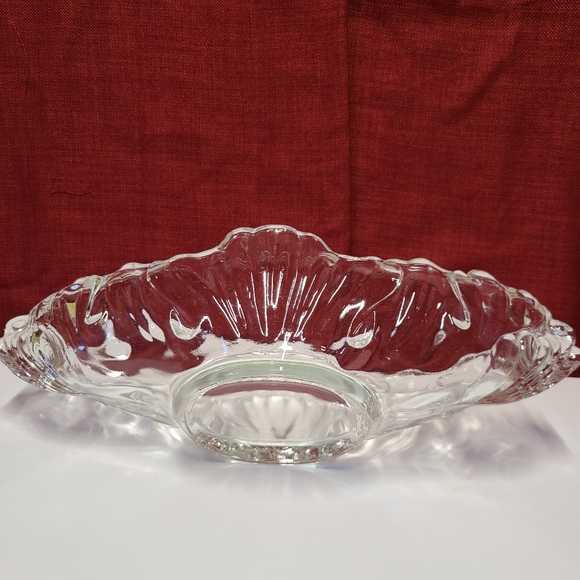 Vintage Jeannette Clear Gondola Glass Container - Picture 3 of 8